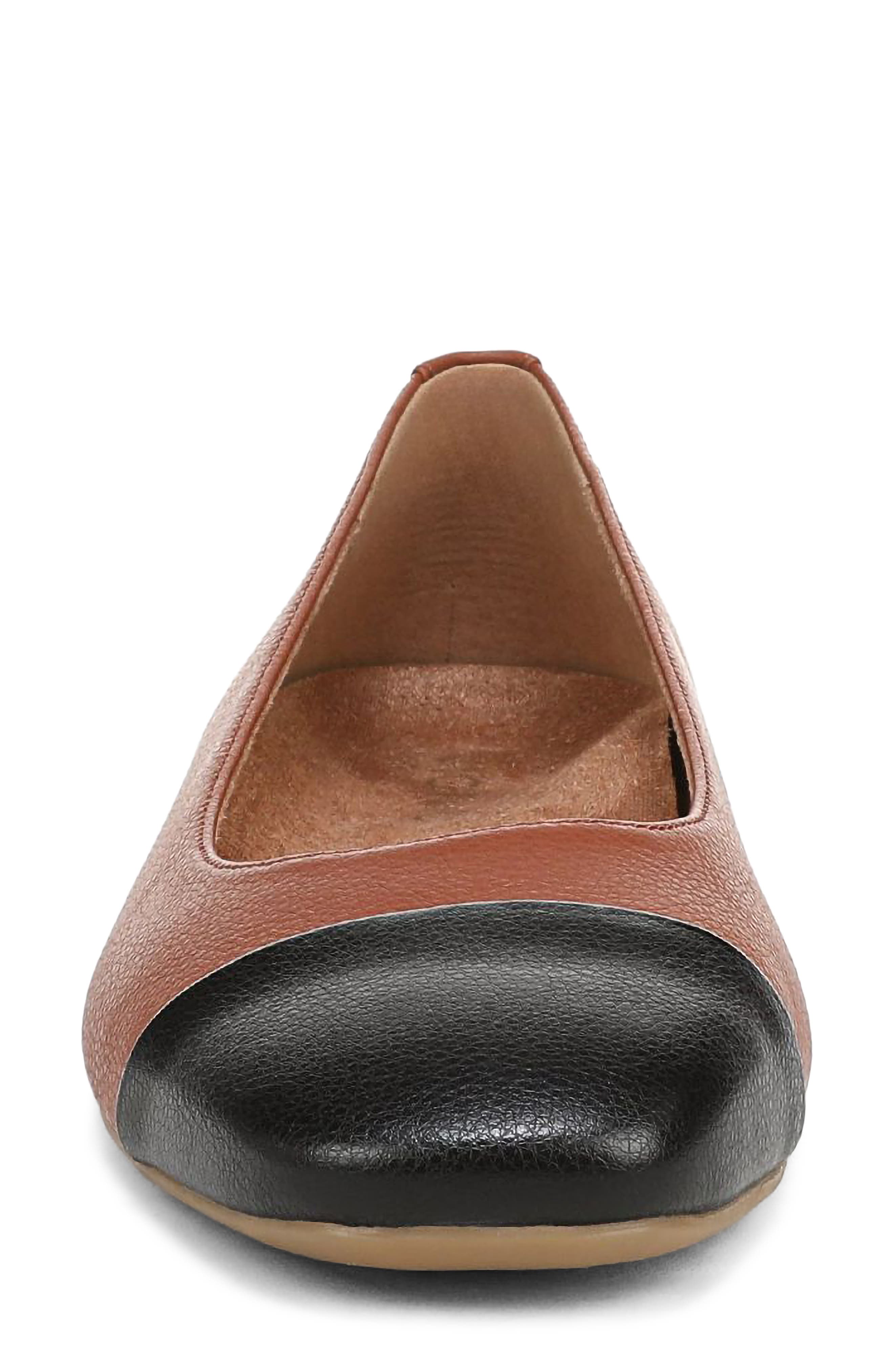 Hollen Cap Toe Ballet Flat, Alternate, color, EQUESTRIAN TAN