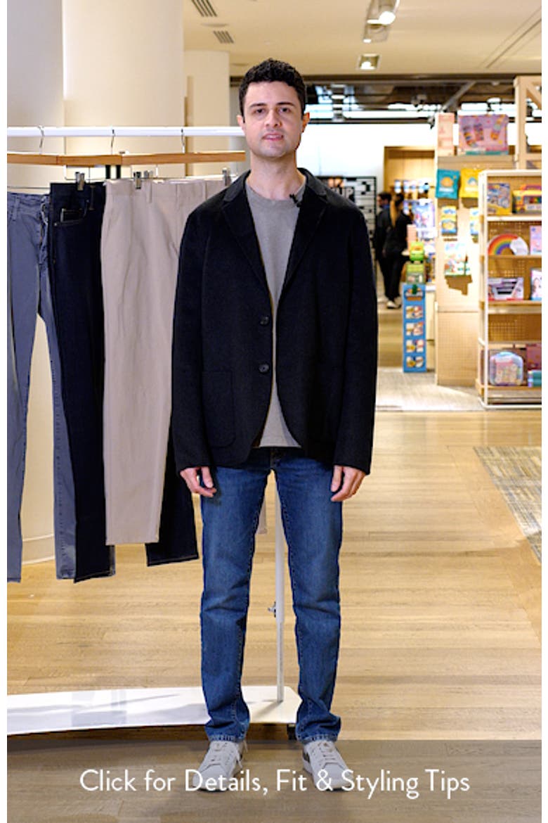 Wool Blend Double Button Blazer video