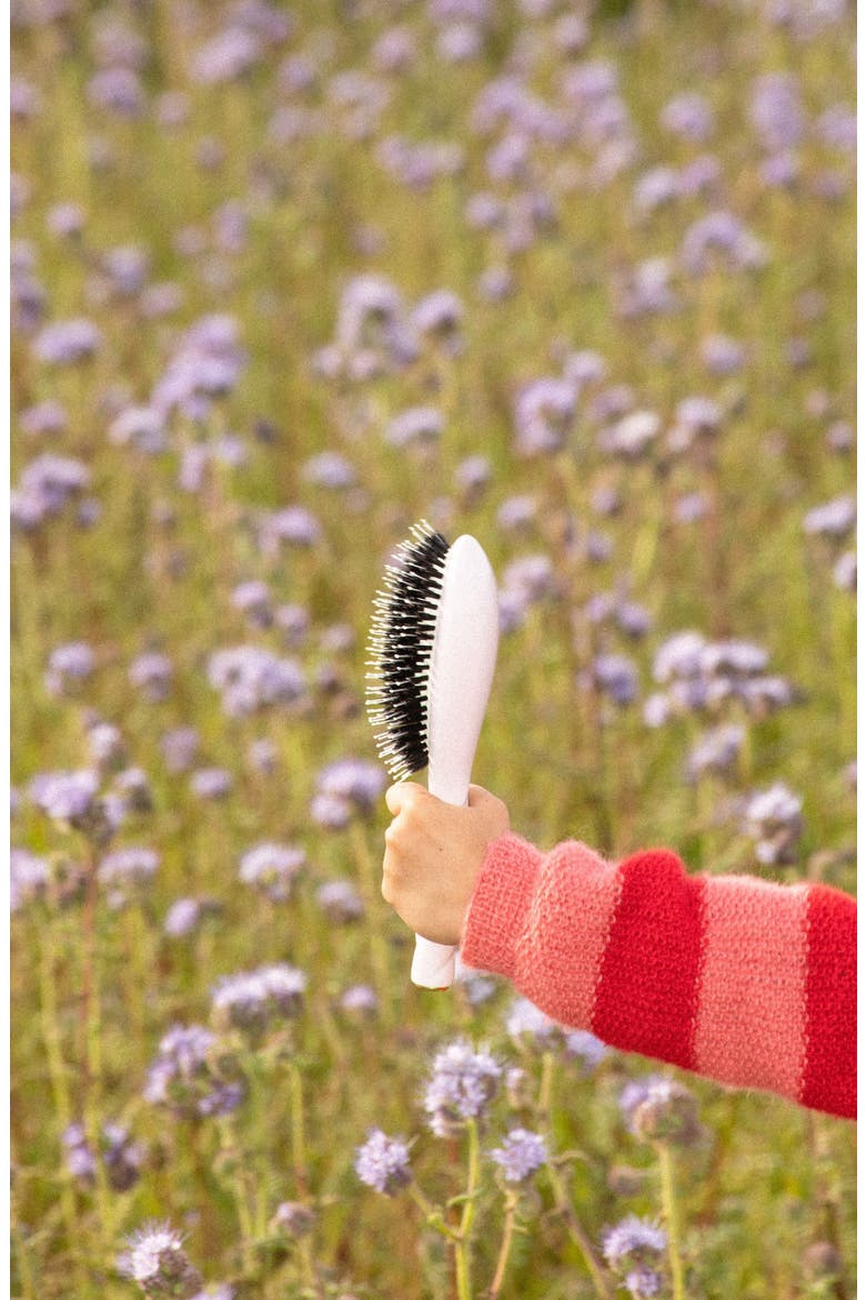 N.03 The Large Gentle Scalp Care Hairbrush, Alternate, color, LILAC PINK