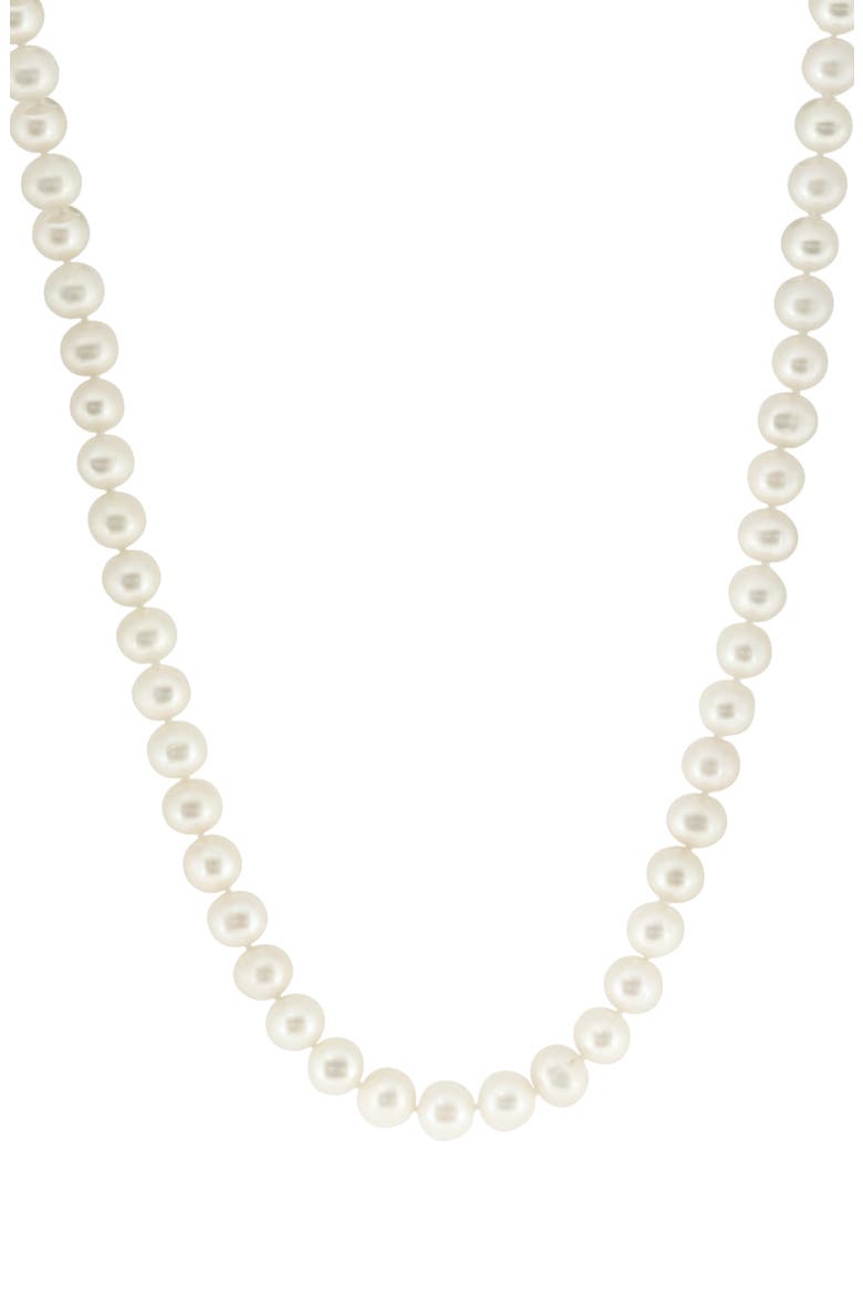 Freshwater Pearl Strand Necklace, Main, color, WHITE