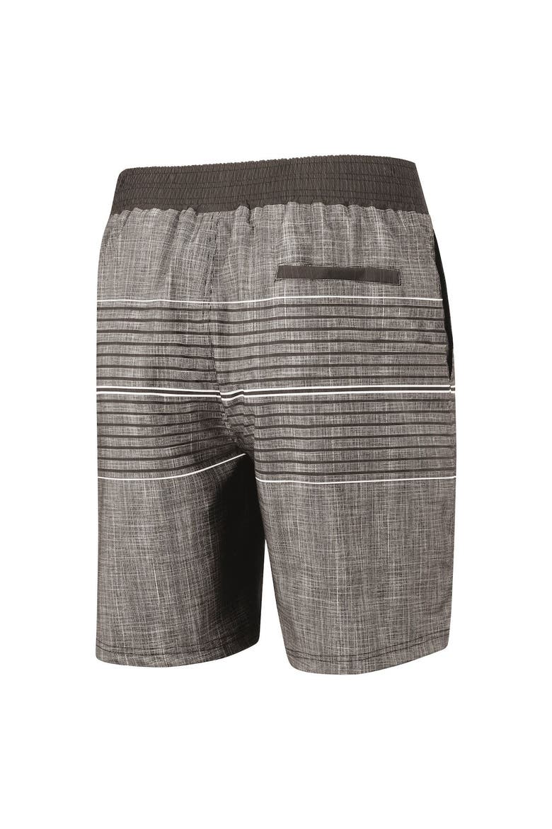 Men's G-III Sports by Carl Banks Charcoal San Francisco Giants Horizon Volley Swim Trunks, Alternate, color, Charcoal