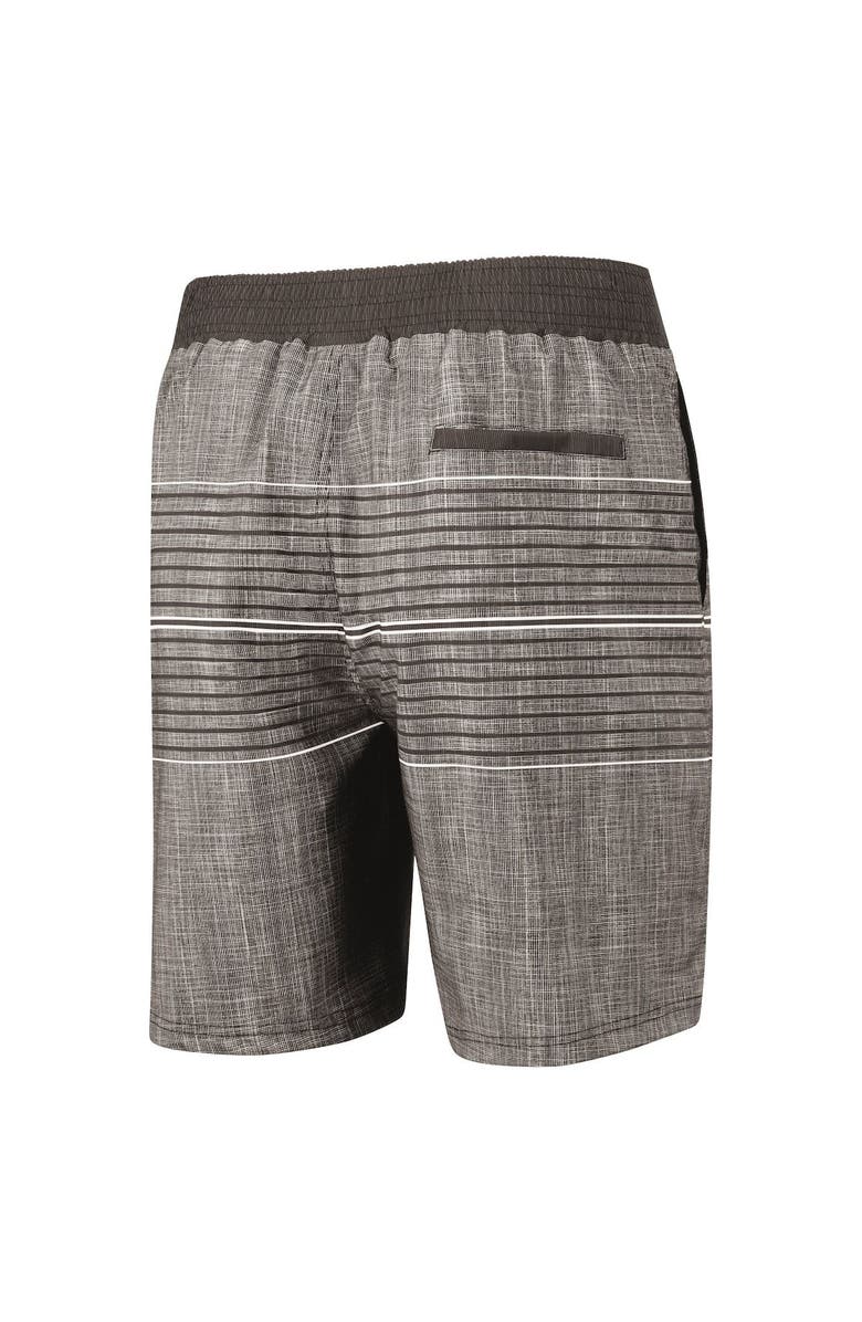 G-III SPORTS BY CARL BANKS Men's G-III Sports by Carl Banks Charcoal San Francisco Giants Horizon Volley Swim Trunks, Alternate, color,