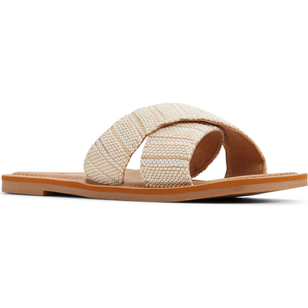 Roxy Andreya Raffia Slide Sandal in Beige  product