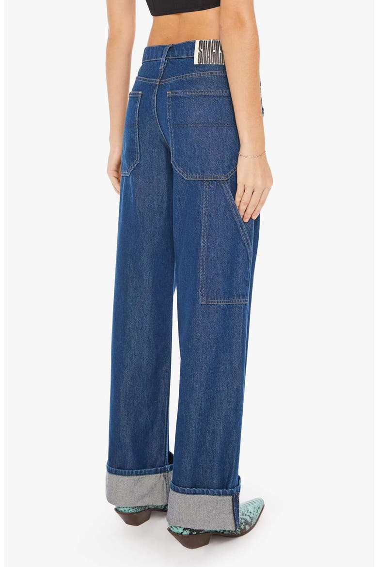 The Smoothie Carpenter Sneak Wide Leg Jeans, Alternate, color, CLEAN YOUR PLATE