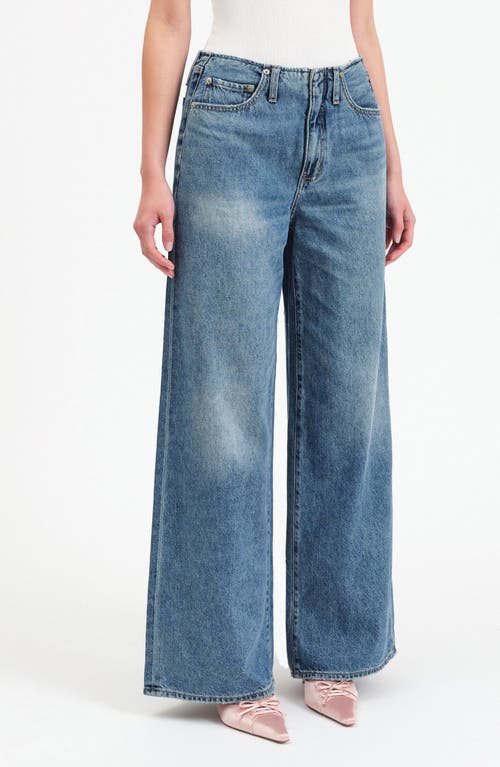 DAZE DAZE THE KICKBACK HIGH WAIST WIDE LEG JEANS 