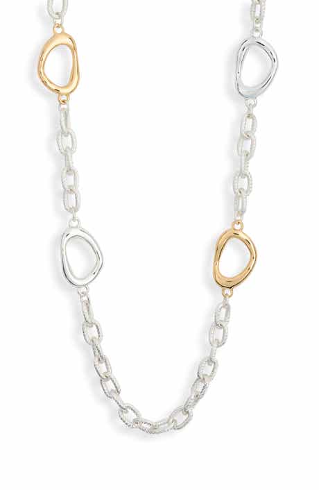 Two Tone Link Necklace