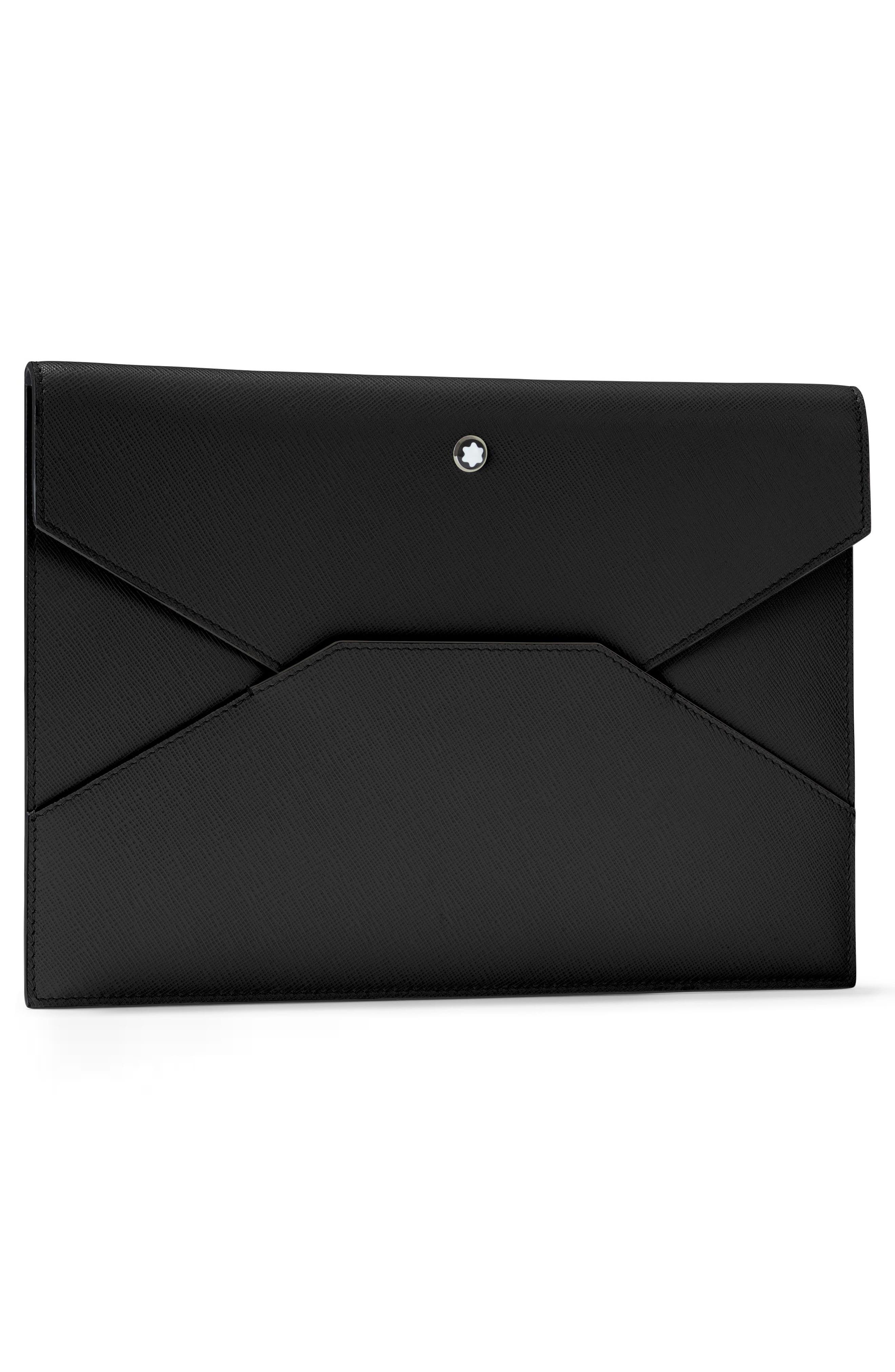 Montblanc Sartorial Envelope Pouch, Alternate, color, 