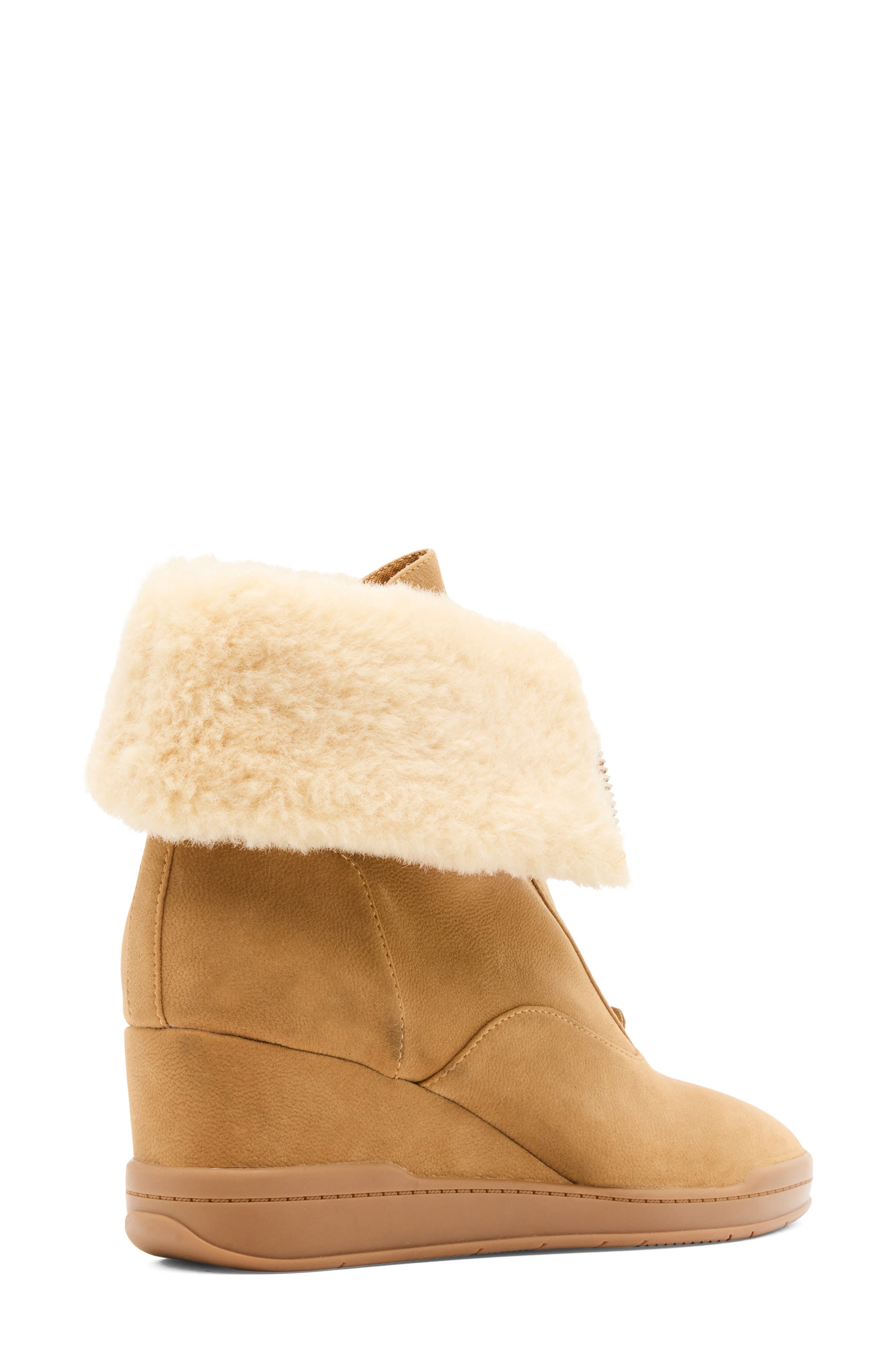 Manor Wedge Bootie, Alternate, color, TAN TUMBLED