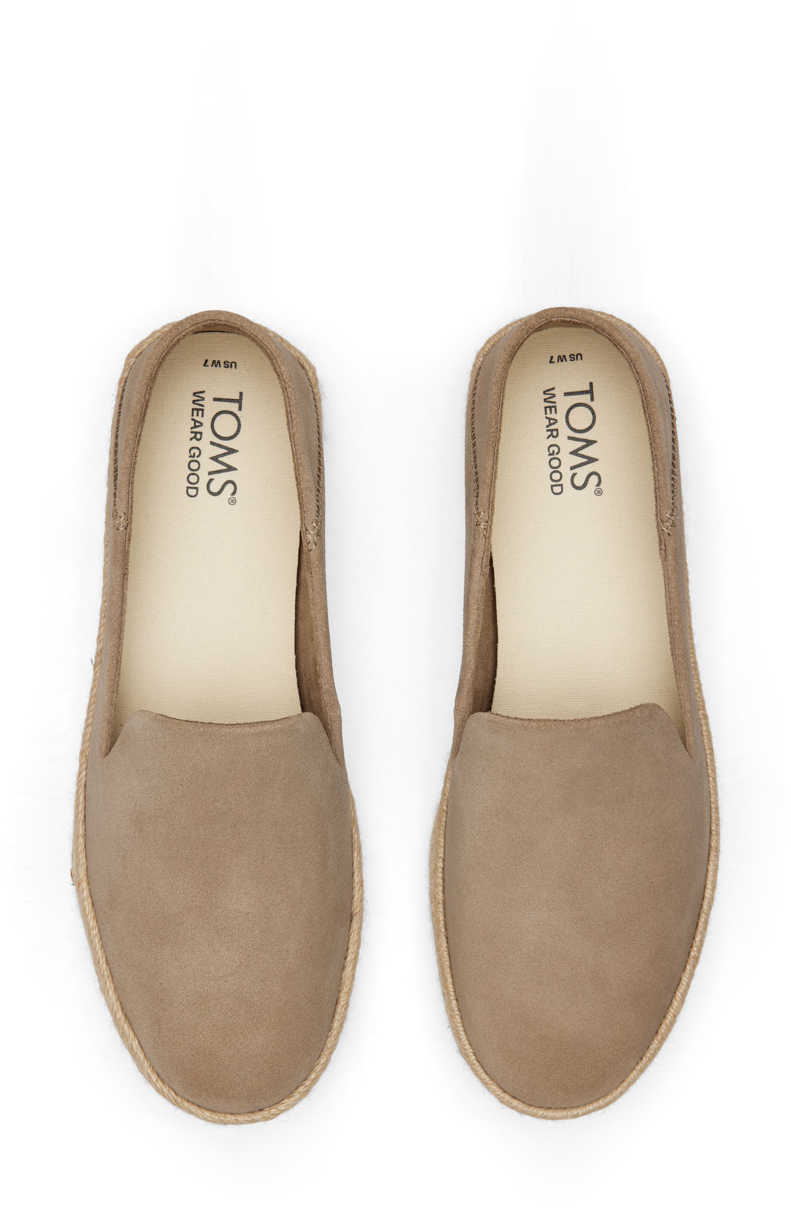 Carolina Platform Espadrille Sneaker, Alternate, color, DUN SUEDE