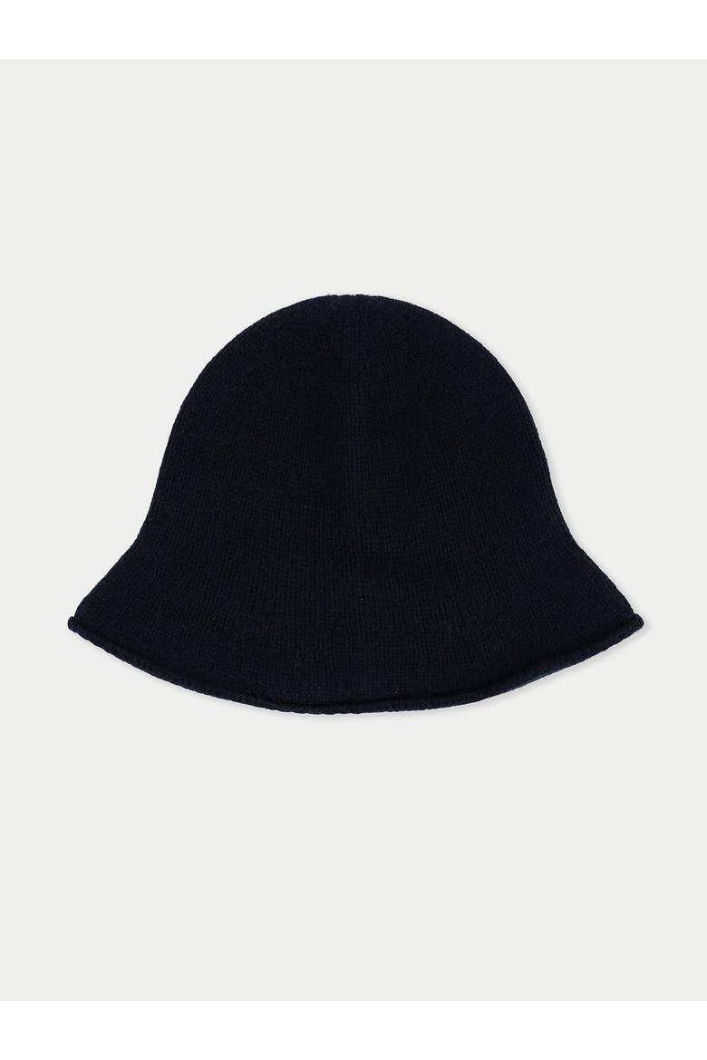 Elegant Felted Bucket Hat, Main, color, black