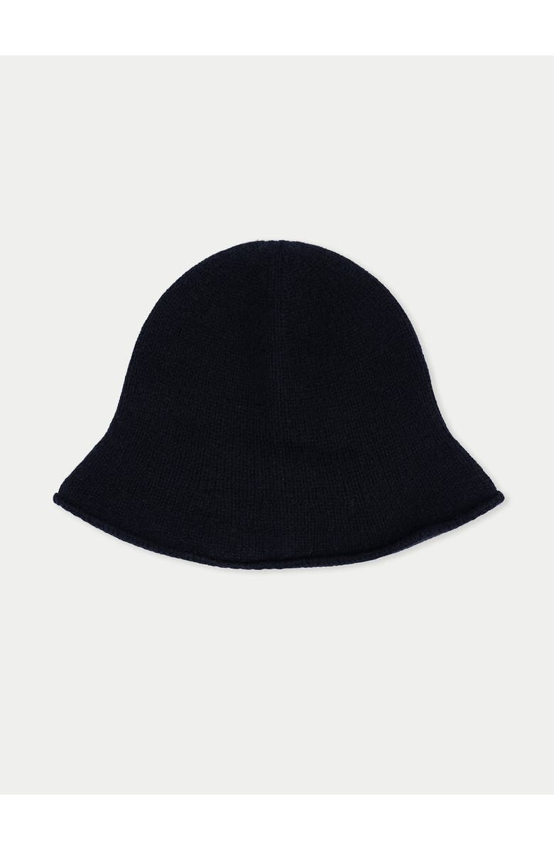 Gobi Cashmere Elegant Felted Bucket Hat, Main, color, Black