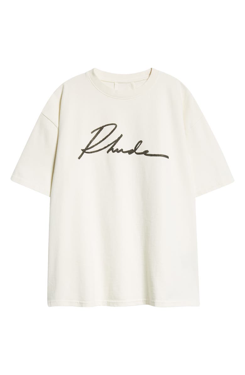 Rhude Script Logo Graphic T-Shirt, Alternate, color,
