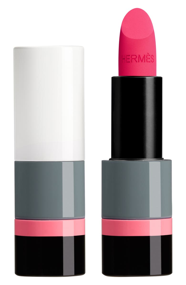 Hermès Rouge Hermès - Matte Lipstick in Rose Pop, Main, color, 