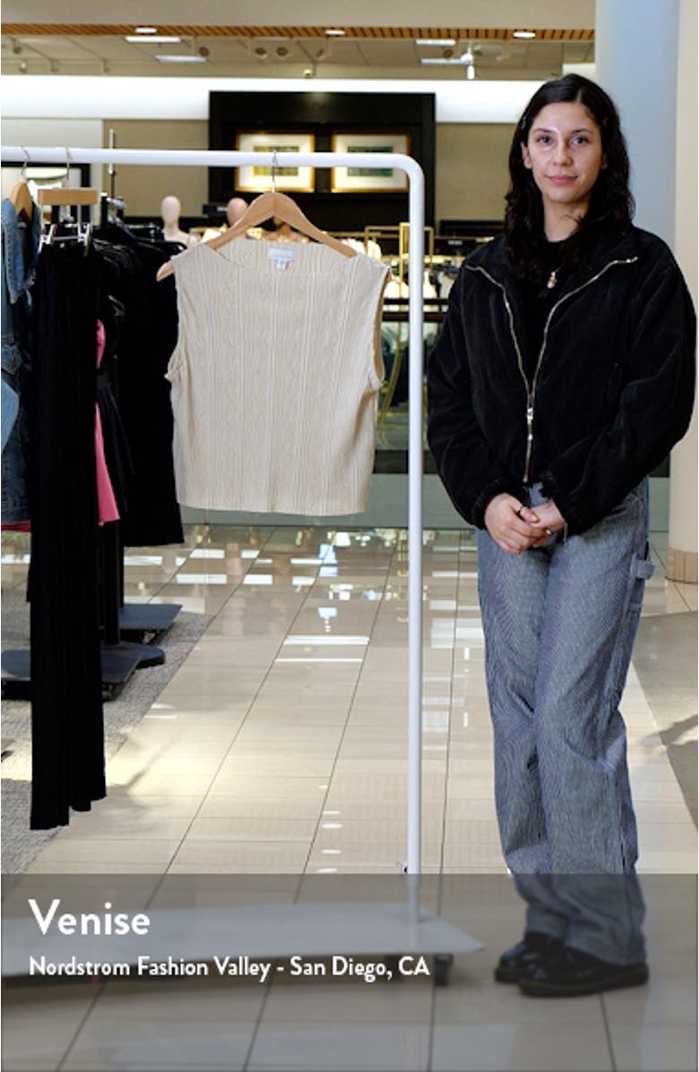 Sleeveless Plissé Top, sales video thumbnail