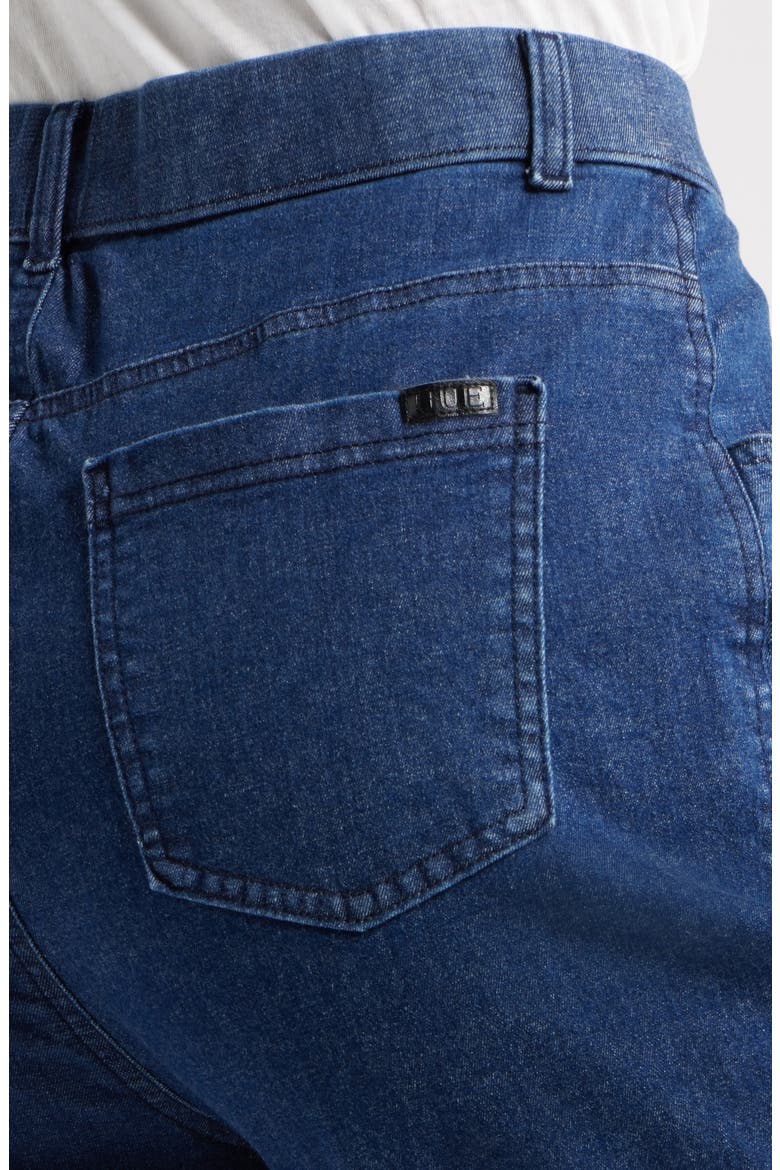Cuffed Skimmer Jeans, Alternate, color, DARK RINSE WASH