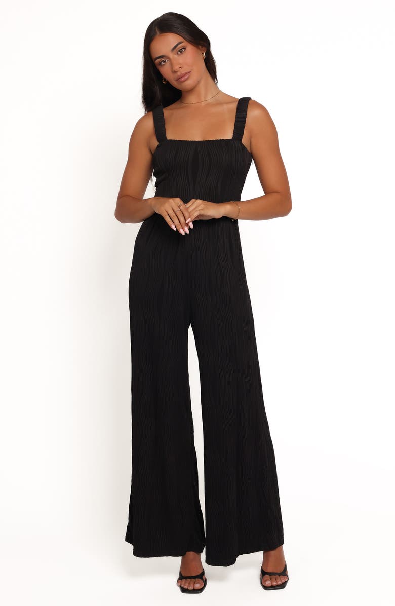 Petal & Pup Ivy Wide Leg Jumpsuit, Alternate, color, Black
