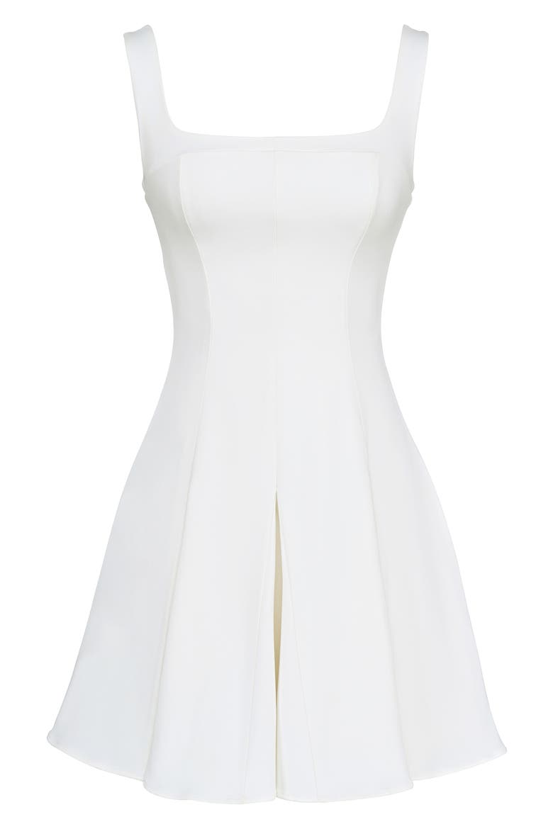 Amelie Panelled Cocktail Minidress, Alternate, color, VINTAGE IVORY