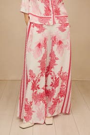 RAISHMA Myra Pink Trousers