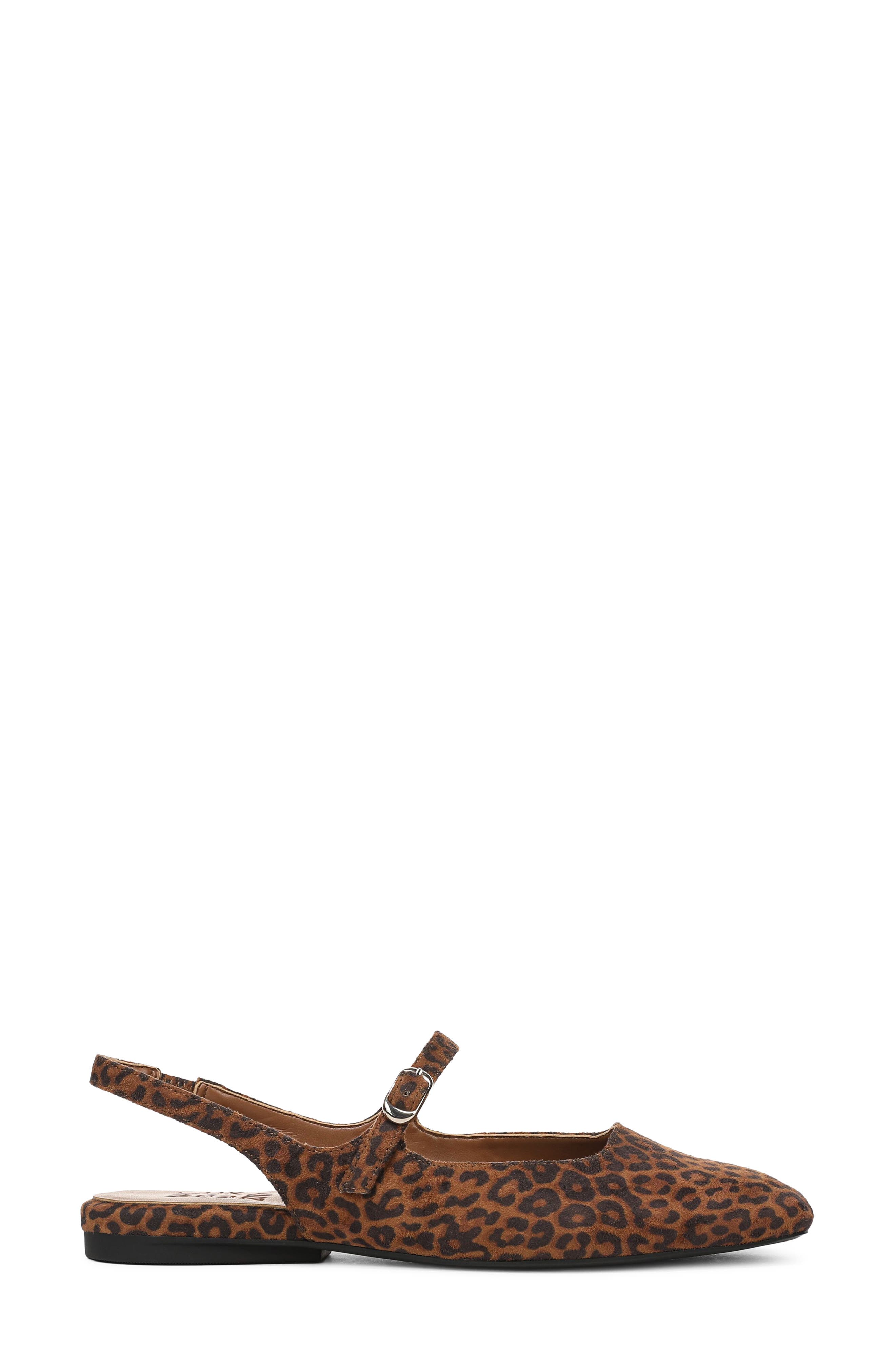 Anikka Mary Jane Slingback Flat, Alternate, color, DARK CHESTNUT