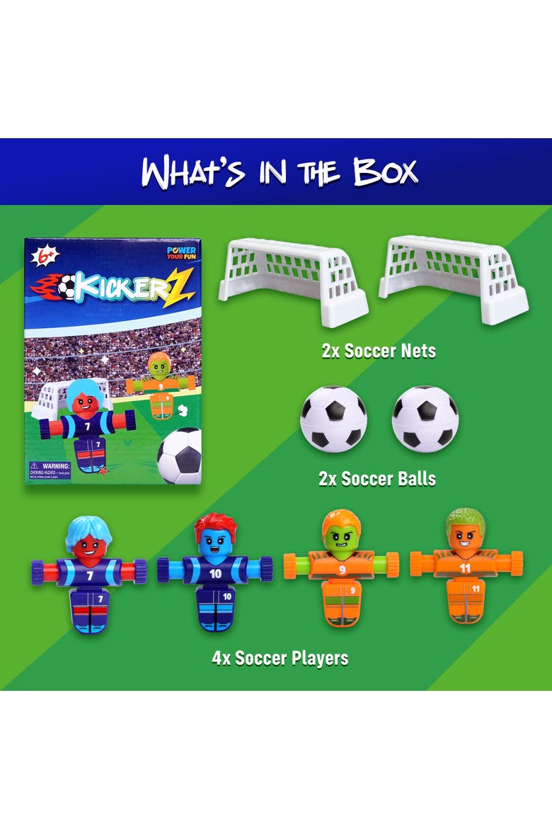 Kickerz Soccer Fidgets Game Set 8pc, Alternate, color, Multicolor