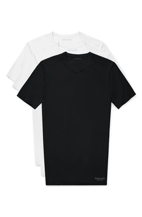 3-Pack Second Skin Stay Tucked Crewneck Undershirts