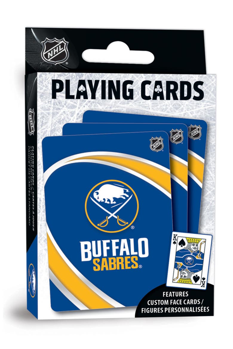Buffalo Sabres Playing Cards, Main, color, Multicolor