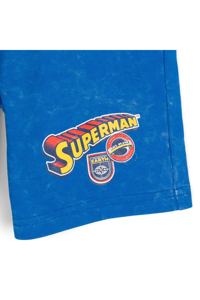Justice League 2-Piece T-Shirt and Shorts Set, Alternate, color, Superman Optic Blue