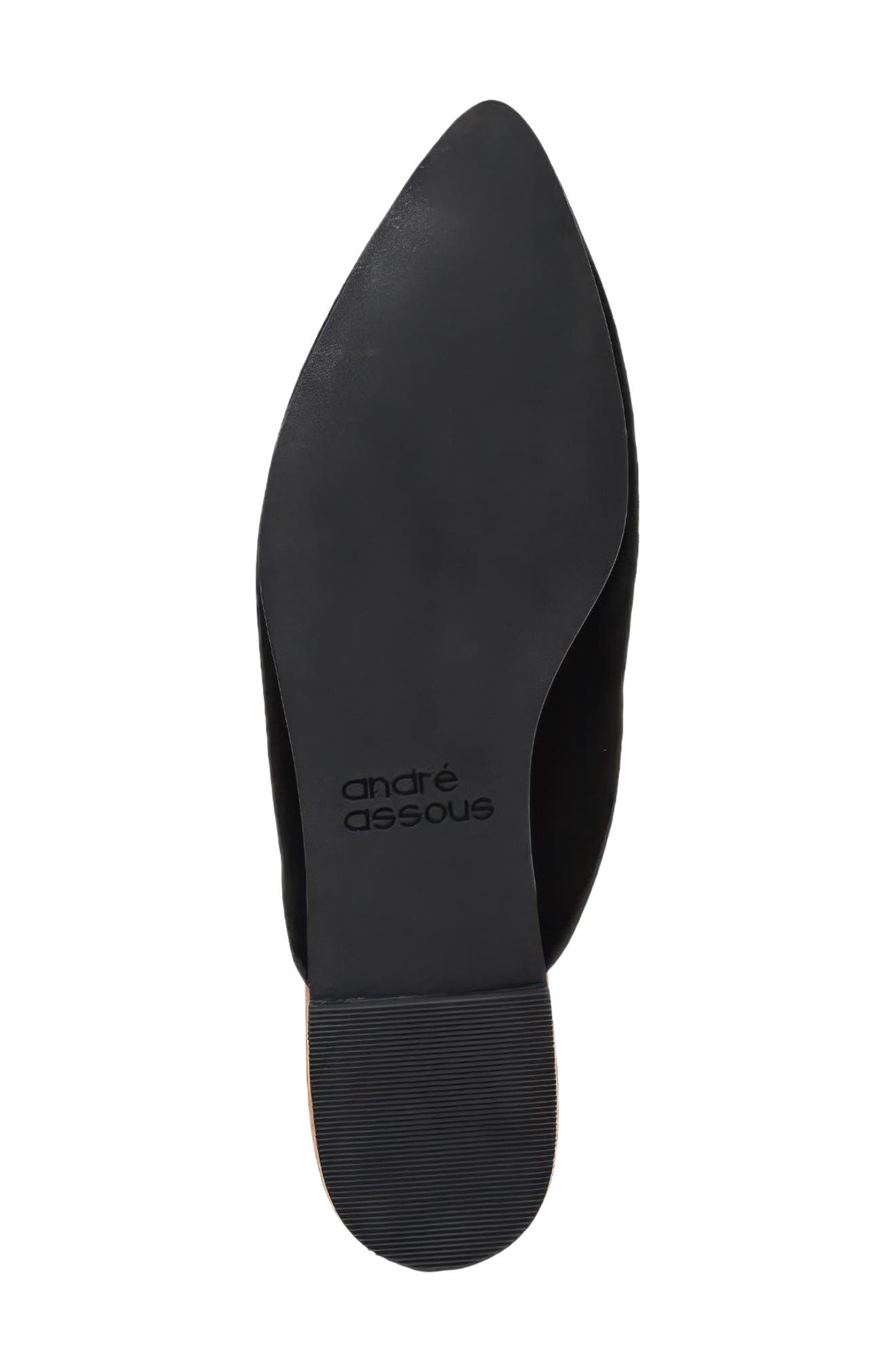 André Assous Daria Mule, Alternate, color, Black Suede