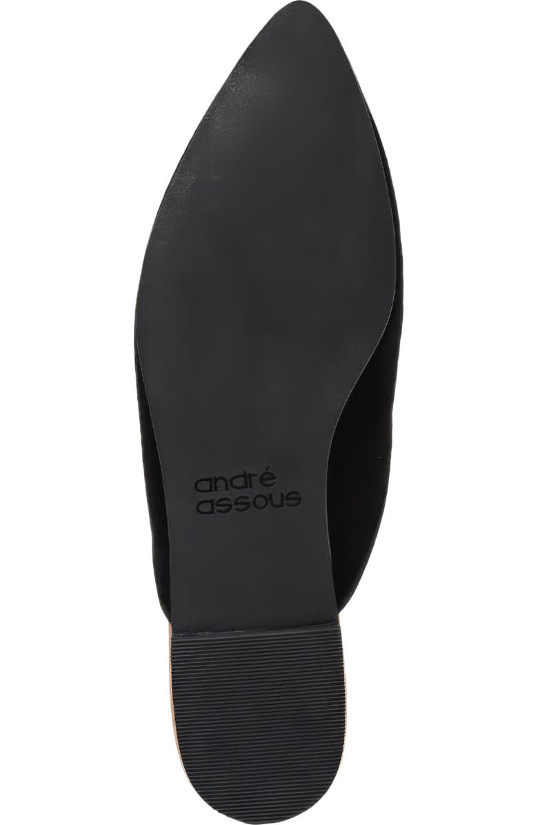André Assous Daria Mule, Alternate, color, Black Suede