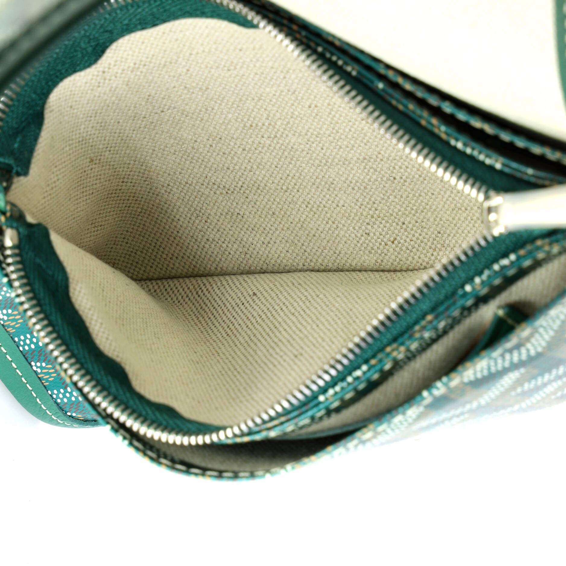 Pre-Owned Goyard Plumet Clutch Wallet Coated Canvas, Alternate, color, 