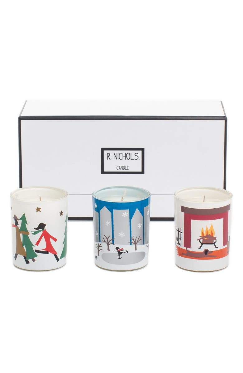 R. NICHOLS Scented Votive Candle Trio, Alternate, color, 