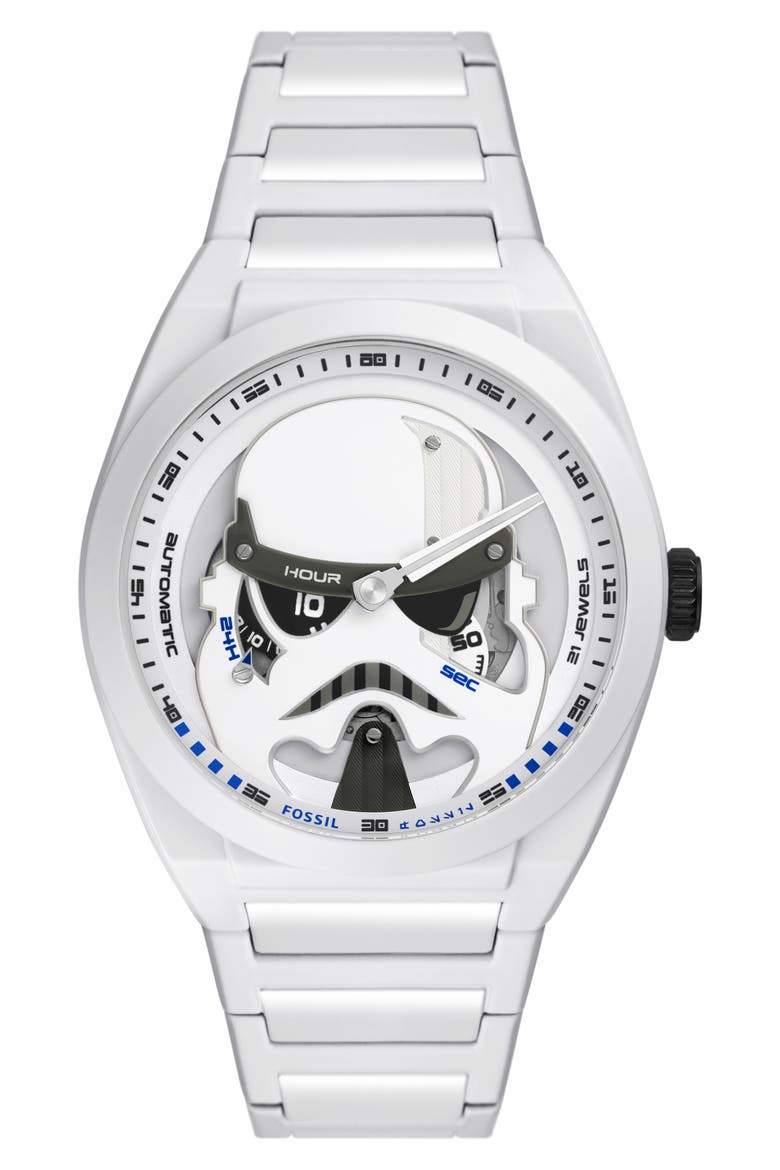 ◆STORM◆ ストーム 2026 ロゴベルト ホワイト x Star Wars™ Limited Edition Stormtrooper Bracelet Watch, 43mm