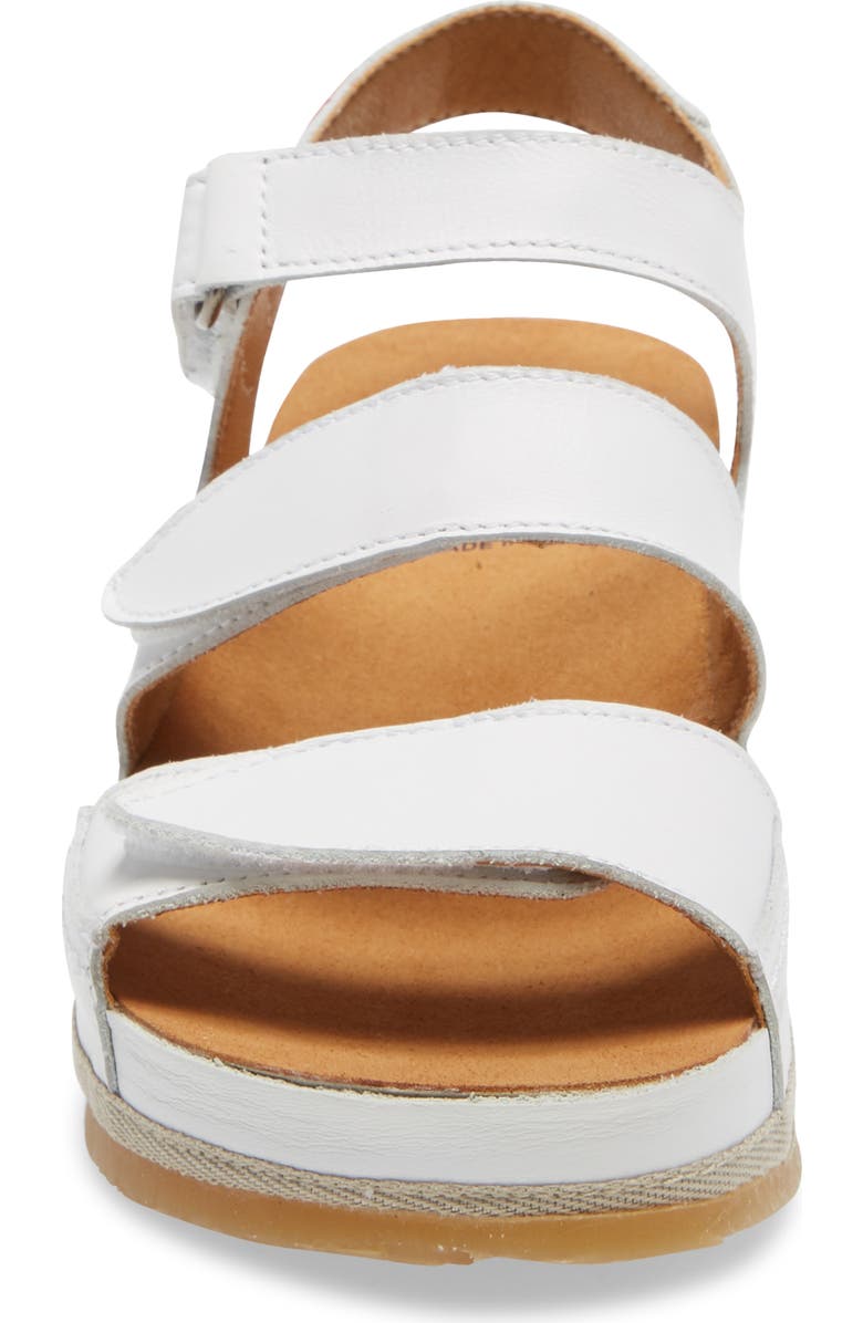 On Foot 201 Slingback Platform Sandal, Alternate, color, Blanco