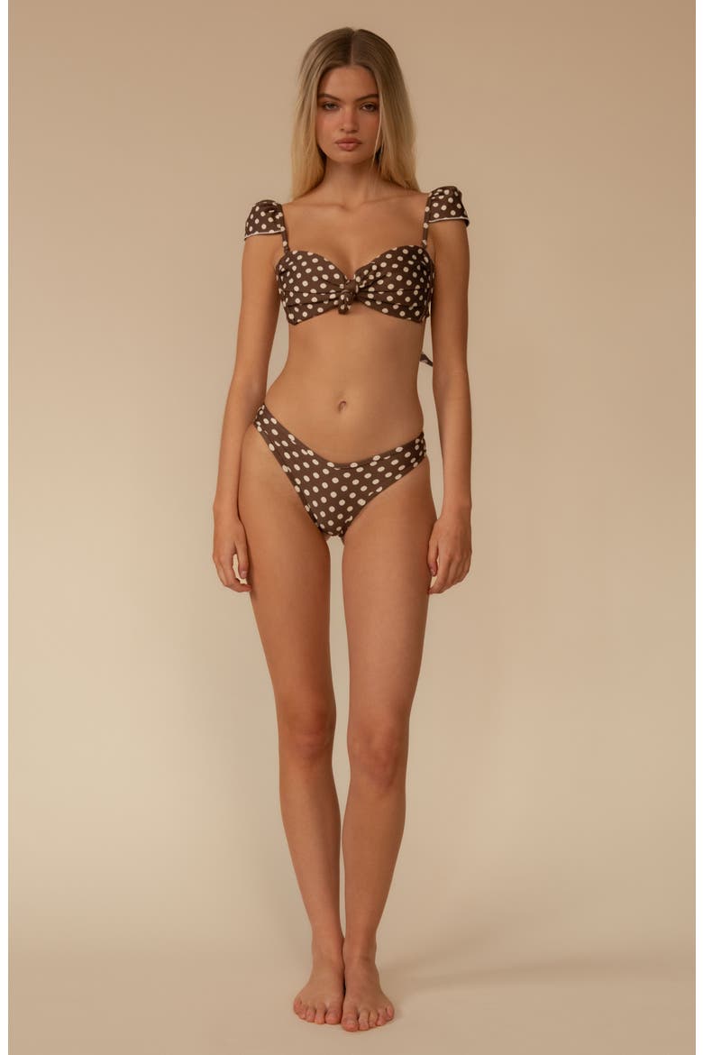 Vivian Lulu Polka Dot Bikini Bottoms, Alternate, color, VIVIAN