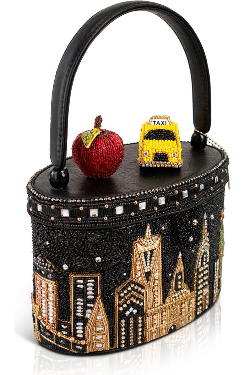 Mary Frances Accessories City Lights Top Handle Handbag, Alternate, color, Black