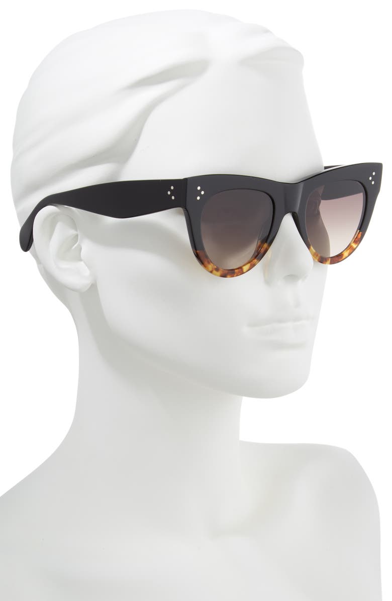 CELINE 51mm Cat Eye Sunglasses, Alternate, color, 