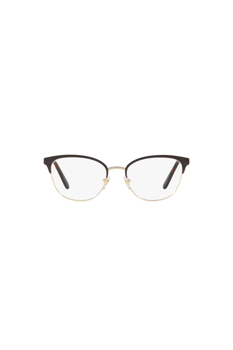 52mm Oval optical glasses, Alternate, color, Brown
