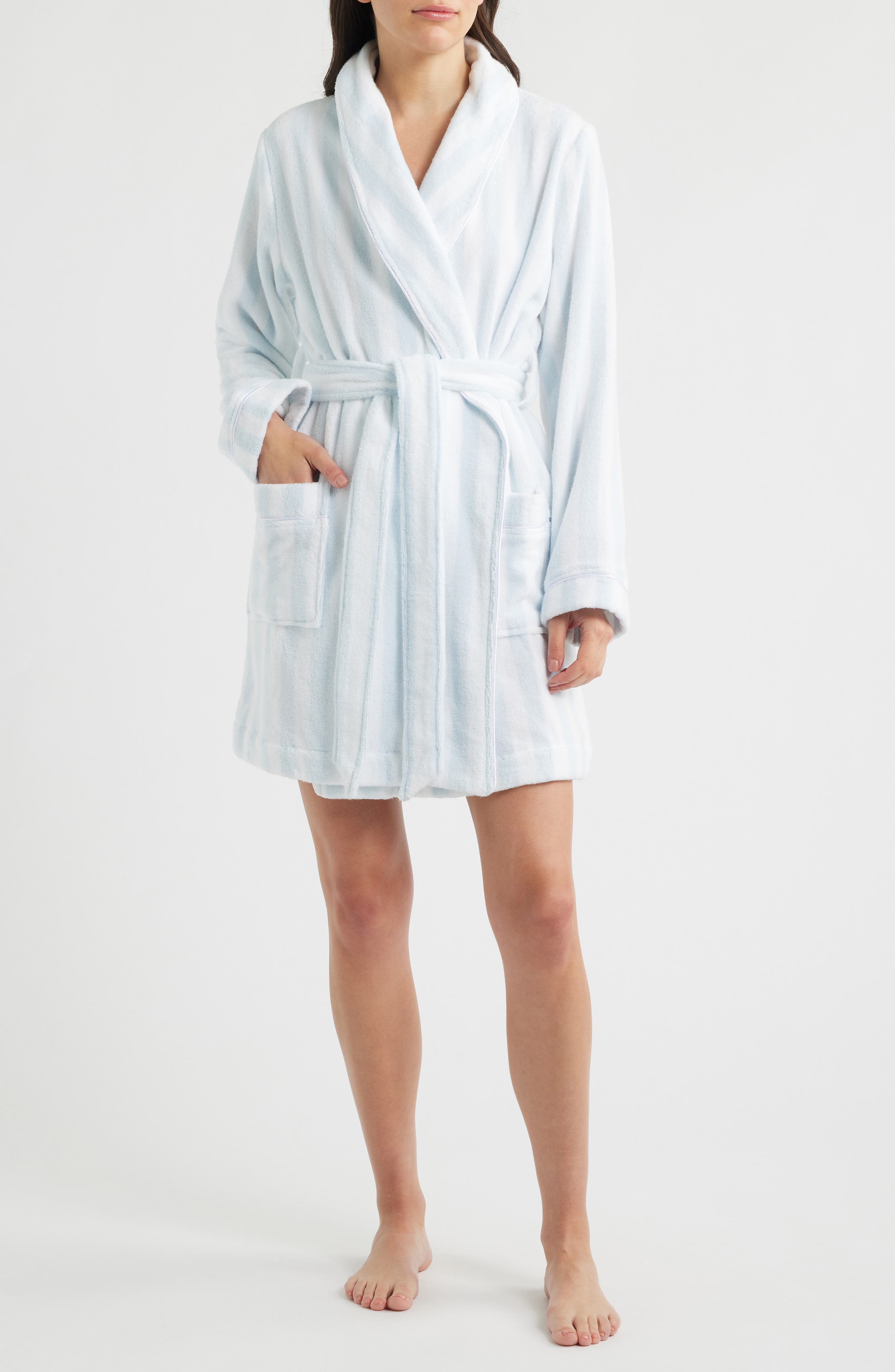 WHITE/ BLUE STRIPE