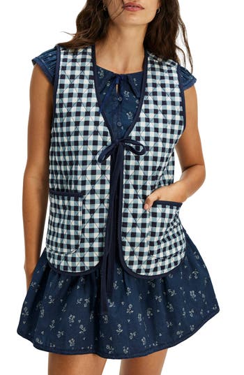Shop Free People Claudine Quilted Vest