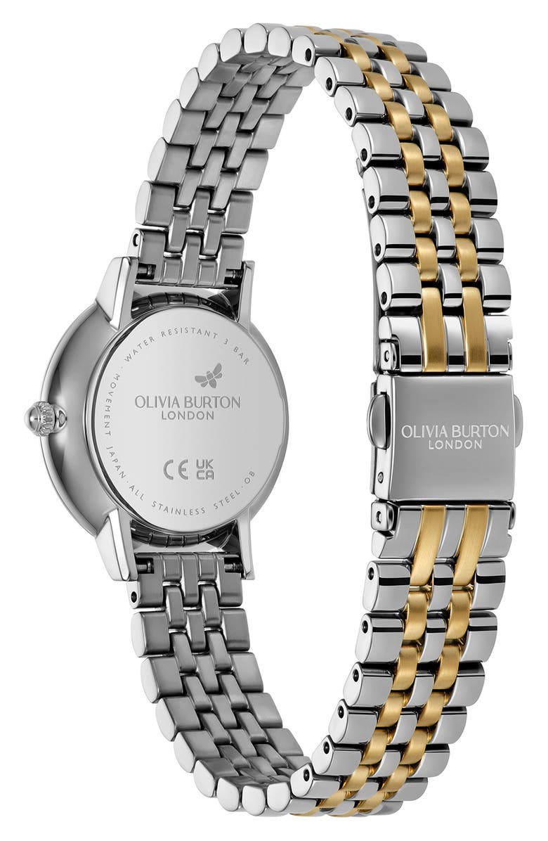 Olivia Burton Honeycomb Ultra Slim Bracelet Watch, 28mm, Alternate, color, 