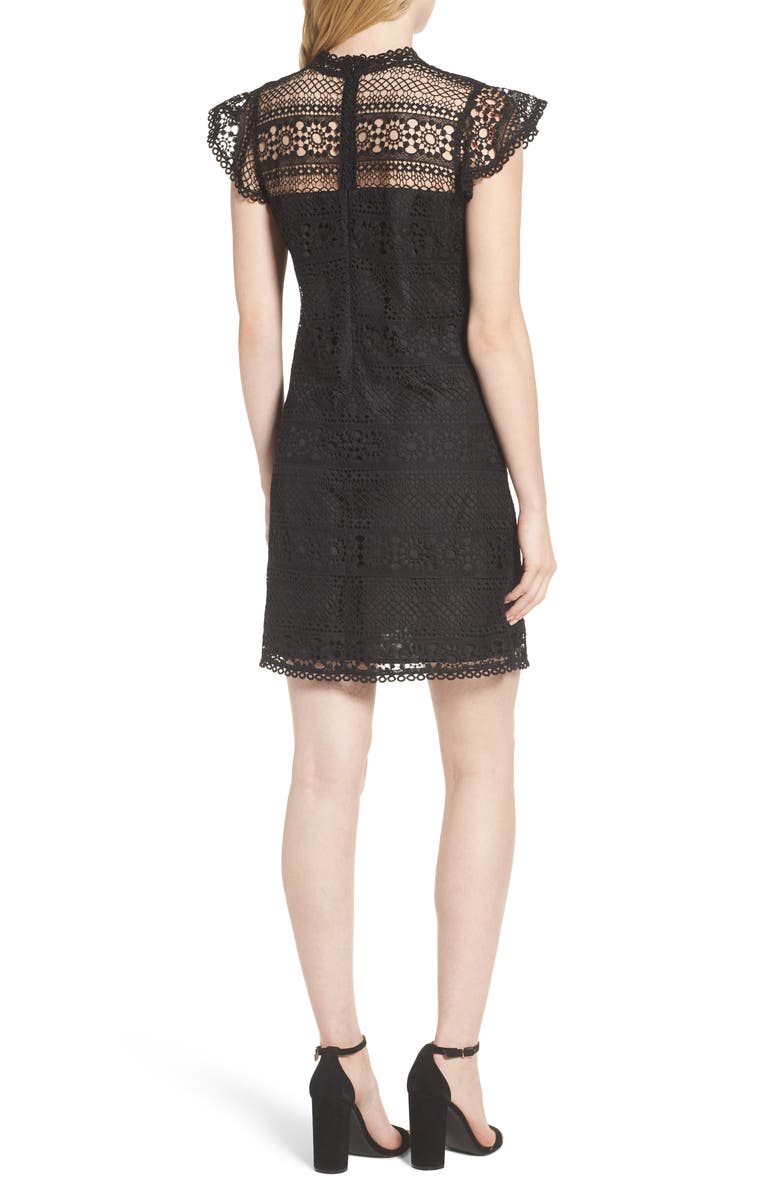 cupcakes and cashmere Delight Lace Dress, Alternate, color, 