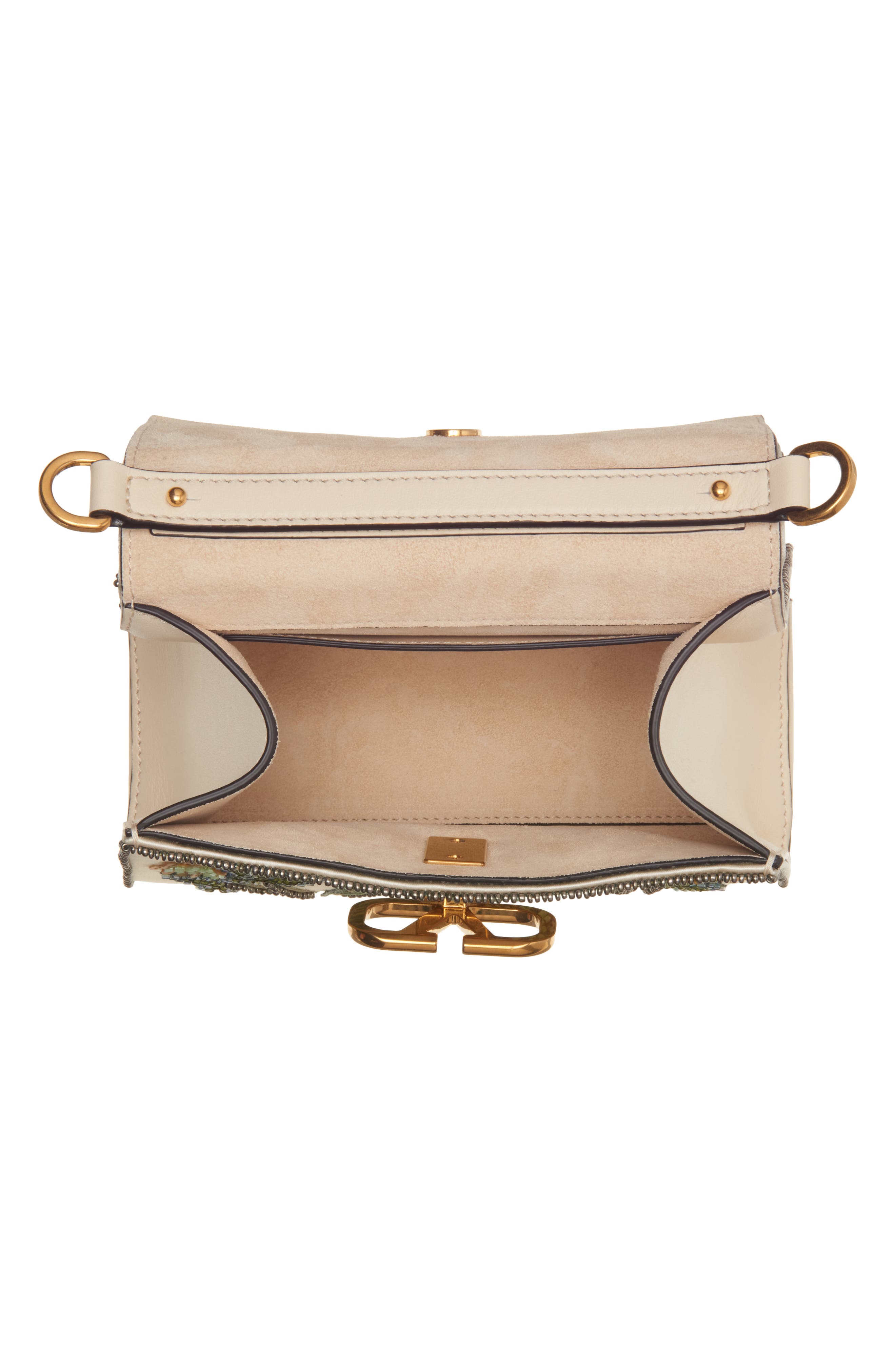 Valentino Garavani Mini VSling Embellished Top Handle Bag, Alternate, color, 