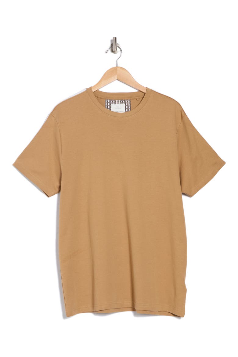 Shoulder Tap Cotton T-Shirt, Alternate, color, KHAKI