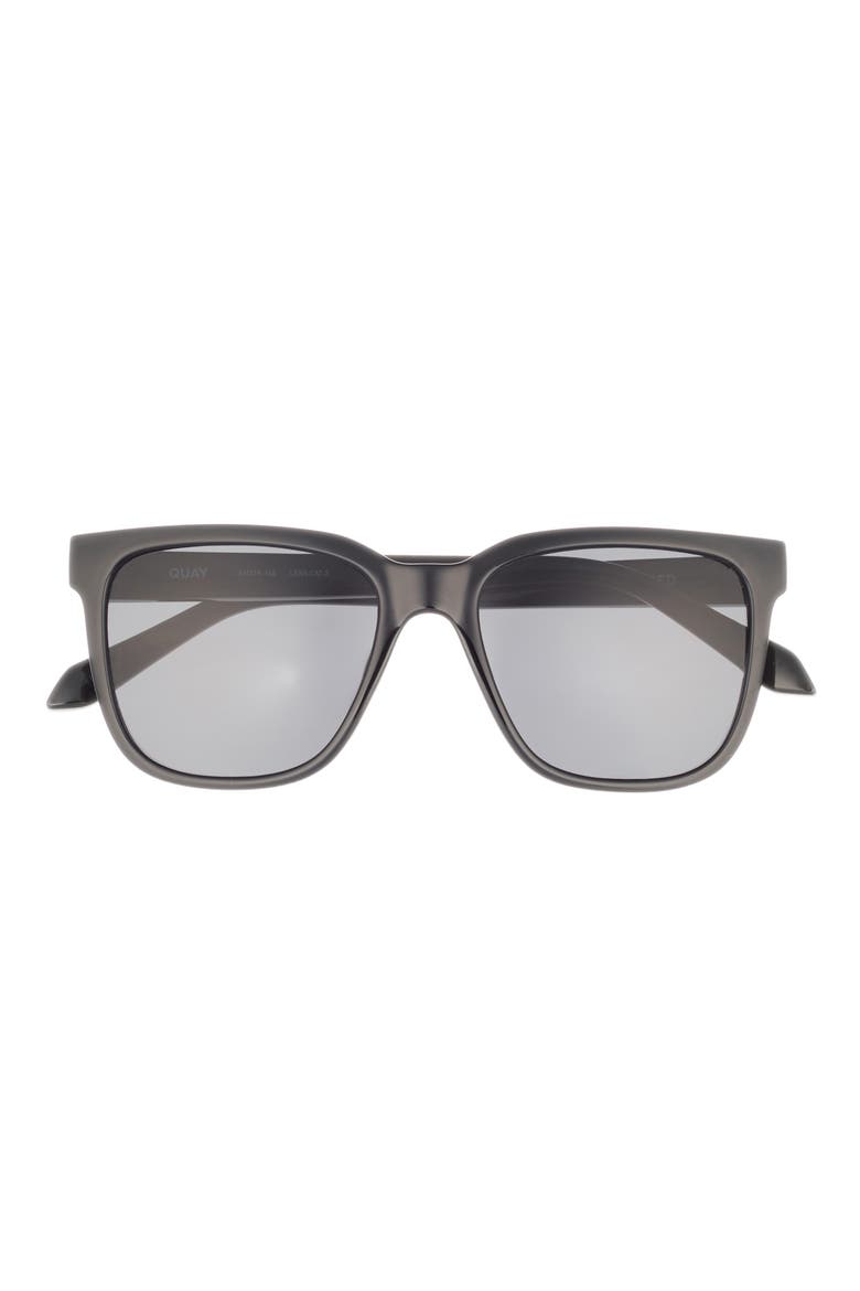 54mm Large Square Sunglasses, Main, color, BLK/SMK