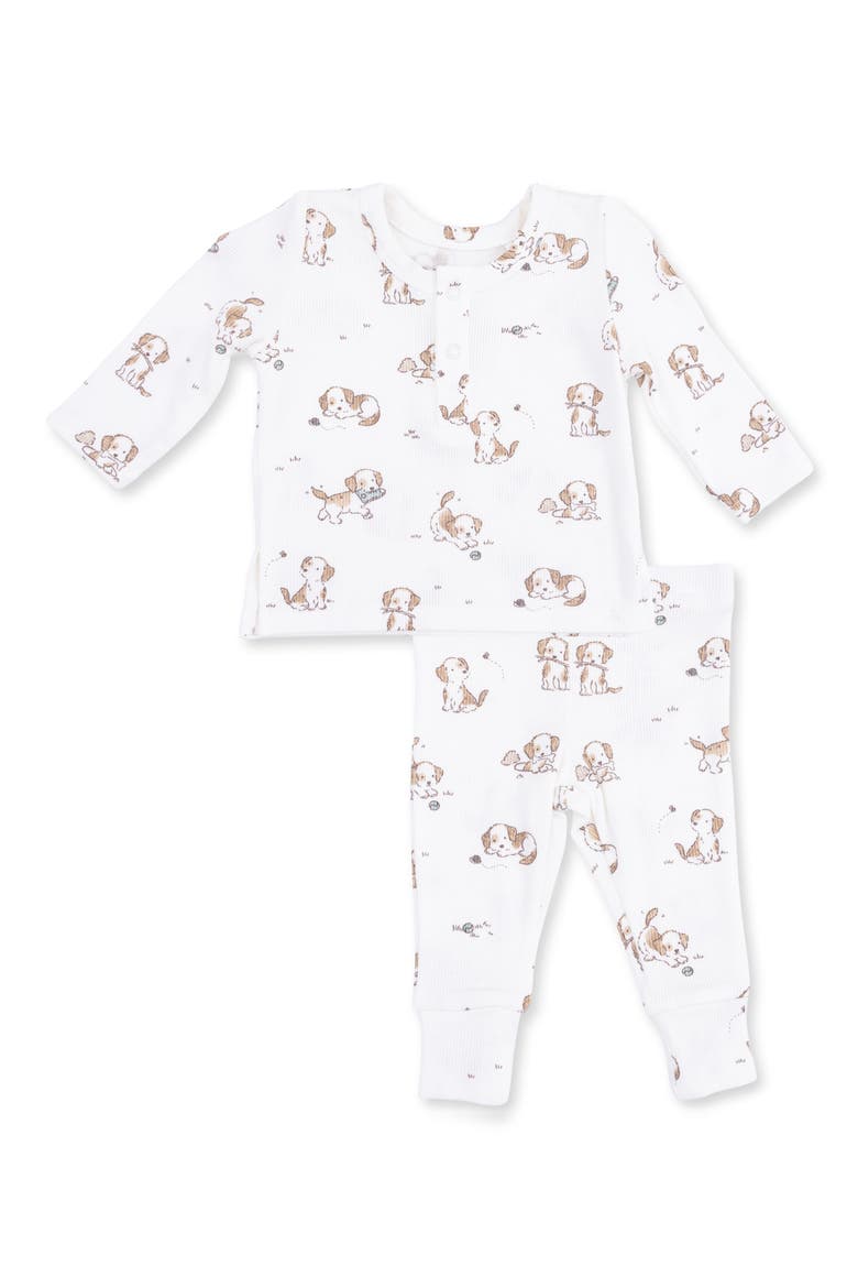 Kids' Explorer Puppy Two-Piece Rib Set, Main, color, OFF WHITE