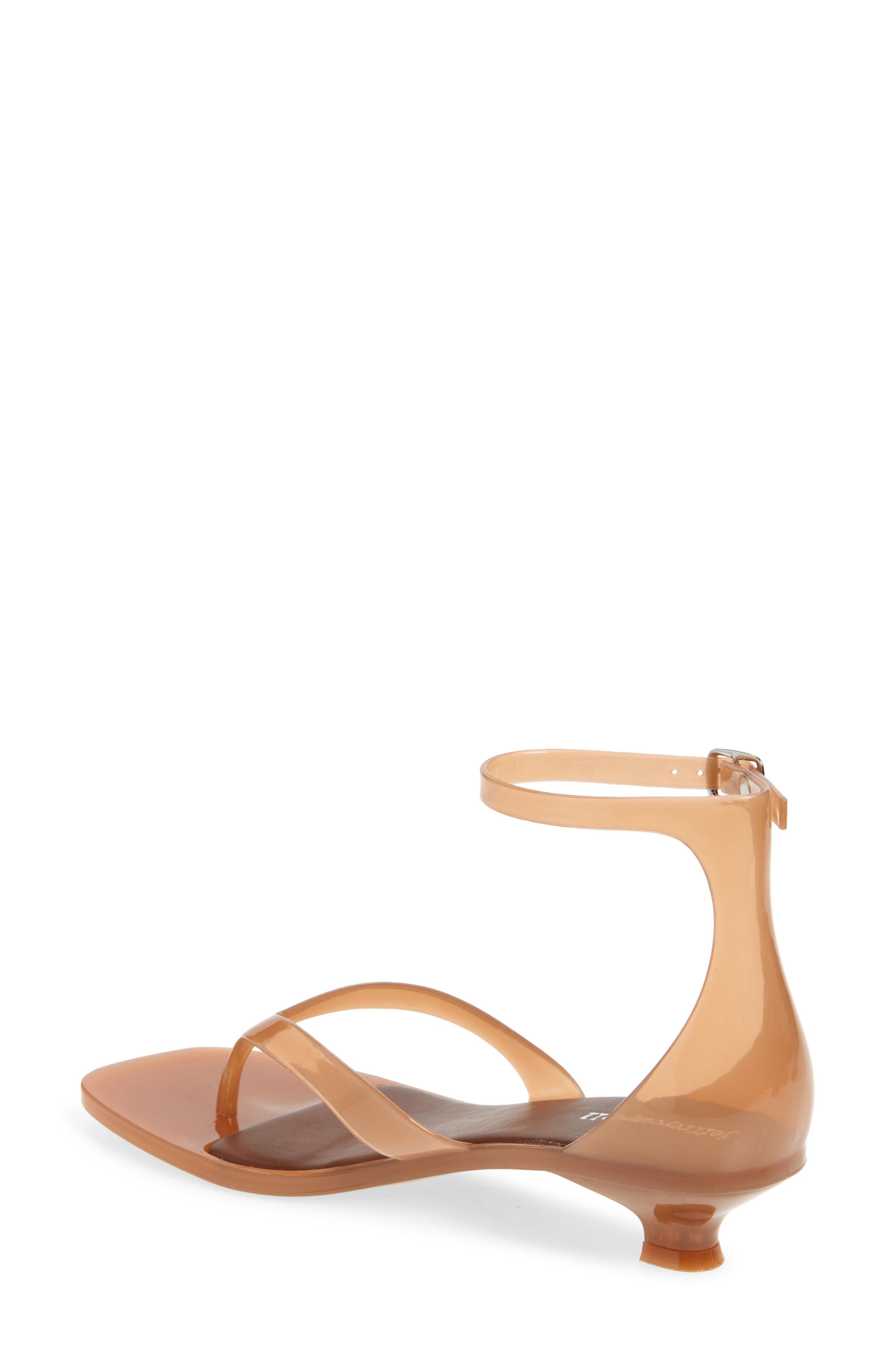 Jeffrey Campbell Gummy Ankle Strap Sandal, Alternate, color, Caramel