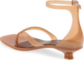 Gummy Ankle Strap Sandal