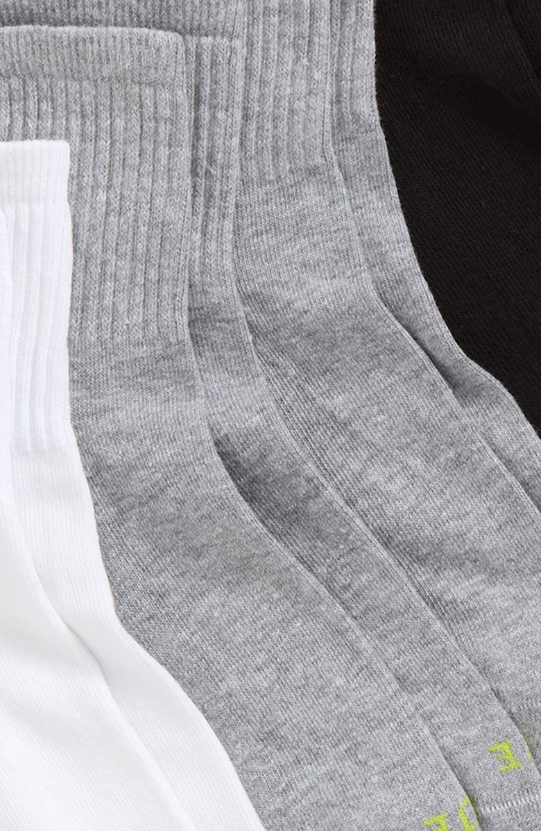 Hue 6-Pack Mini Crew Socks, Alternate, color, Multi Pack