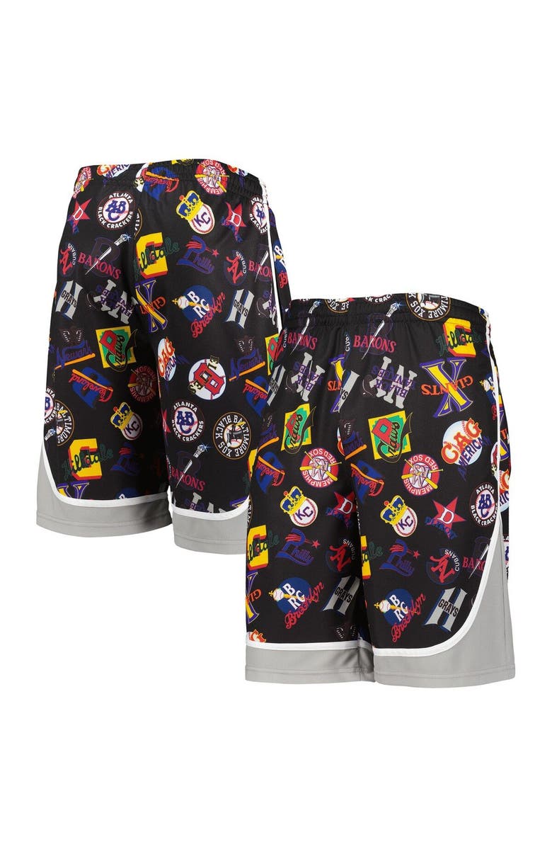 STITCHES Men's Stitches Black Negro League Shorts, Main, color, Black