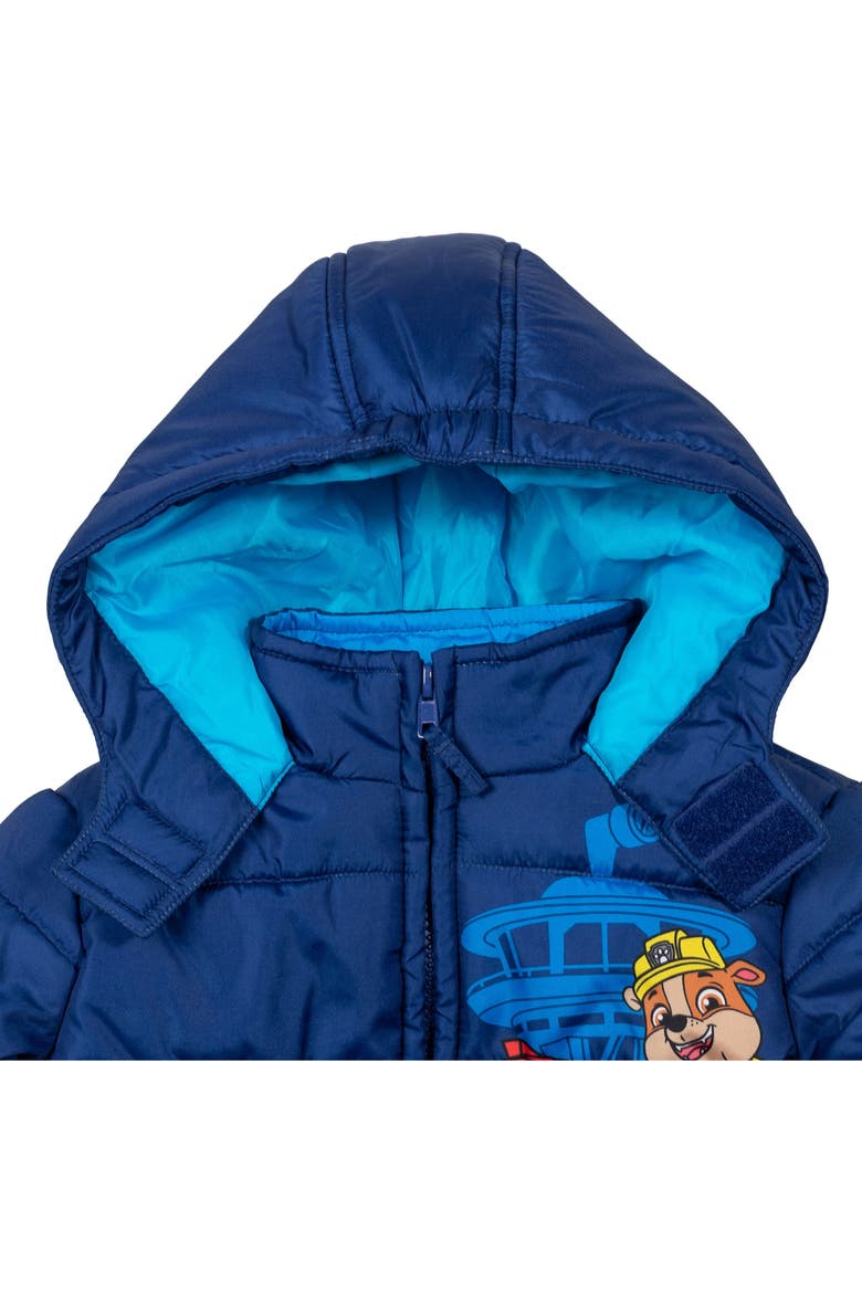 Hooded Puffer Jacket, Alternate, color, Paw Patrol Navy Blue